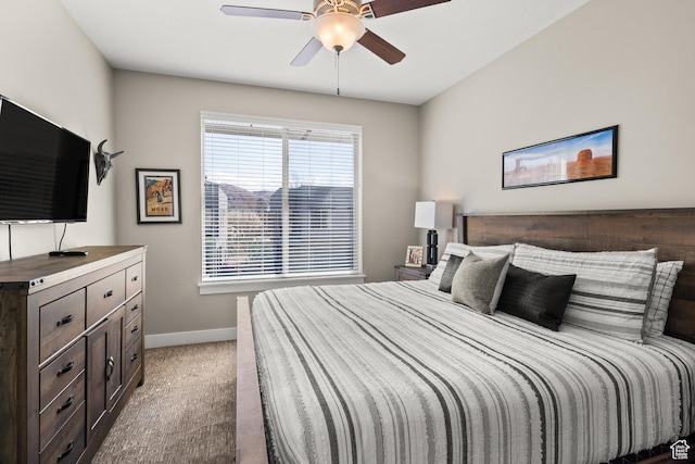 429 N 600 W, Moab, UT 84532 - carpeted bedroom with baseboards and a ceiling fan