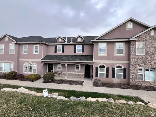 5262 W Cool Water Way, West Jordan, UT 84081 - townhome / multi-family property featuring stucco siding and stone siding