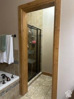 4190 W Delray N Unit 39, Vernal, UT 84078 - full bath featuring a shower stall and a garden tub