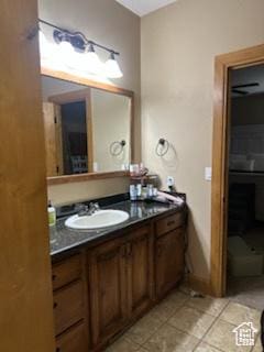 4190 W Delray N Unit 39, Vernal, UT 84078 - bathroom featuring tile patterned flooring and vanity