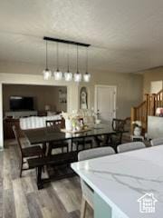 4190 W Delray N Unit 39, Vernal, UT 84078 - dining area featuring wood finished floors