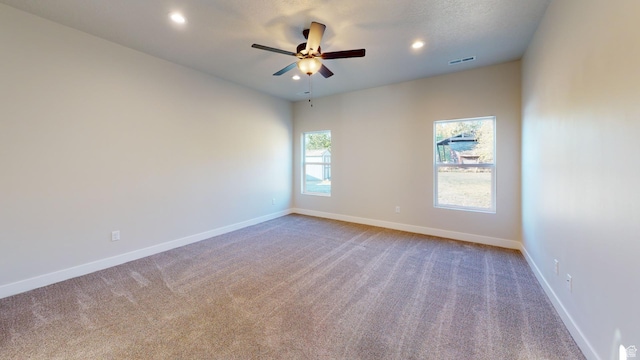 2696 W 2495 S Unit 207, Syracuse, UT 84075 - spare room featuring recessed lighting, baseboards, and visible vents