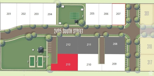 2696 W 2495 S Unit 207, Syracuse, UT 84075 - map location