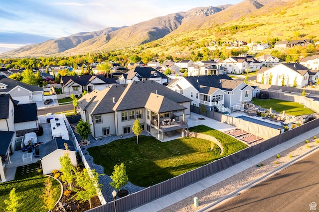 86 E 1675 S, Farmington, UT 84025 - drone / aerial view with a mountain view and a residential view