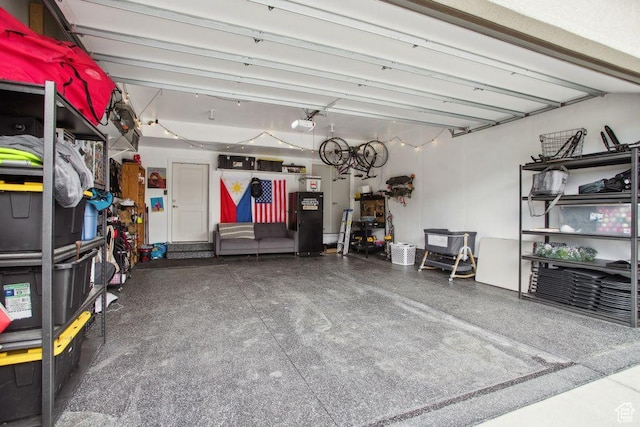 1960 W Jaydin Way S Unit 1, West Haven, UT 84401 - garage with freestanding refrigerator