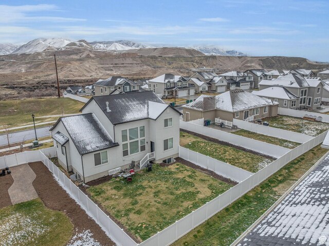 16132 S Coupler Ln Unit 406, Bluffdale, UT 84065 - bird's eye view featuring a mountain view and a residential view
