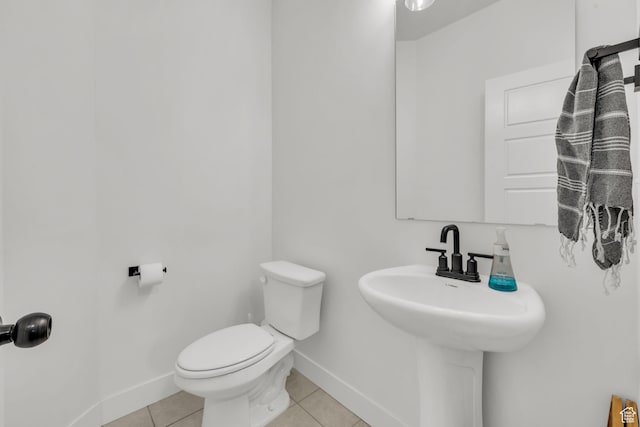 16132 S Coupler Ln Unit 406, Bluffdale, UT 84065 - bathroom with tile patterned floors, toilet, and baseboards