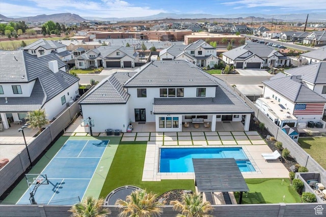 697 E Margarita Way, Washington, UT 84780 - exterior space featuring a residential view and a mountain view