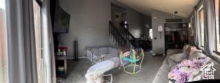 1450 N Sagewood Rd E Unit 17, Price, UT 84501 - living room featuring stairway