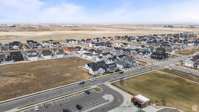 aerial view featuring a residential view