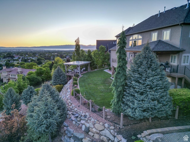 2524 E 700 S, Springville, UT 84663 - exterior space featuring fence and a gazebo