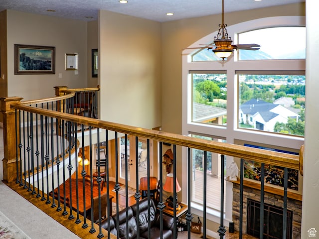 2524 E 700 S, Springville, UT 84663 - hall with an upstairs landing and recessed lighting