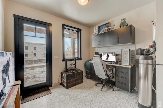 3676 Blackstone Dr, Park City, UT 84098 - office featuring light speckled floor