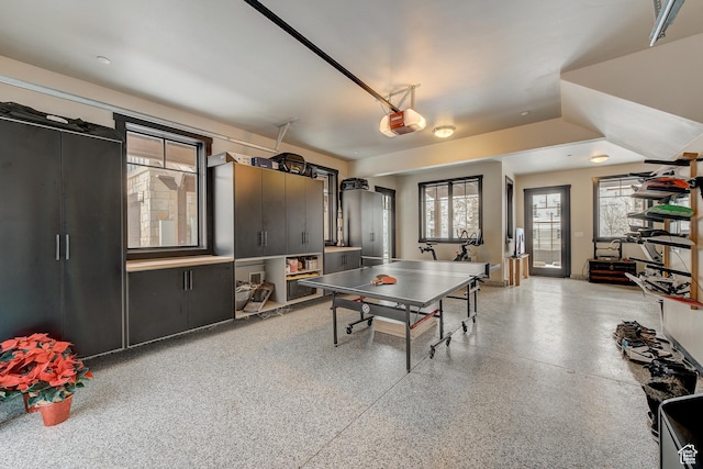 3676 Blackstone Dr, Park City, UT 84098 - rec room featuring speckled floor