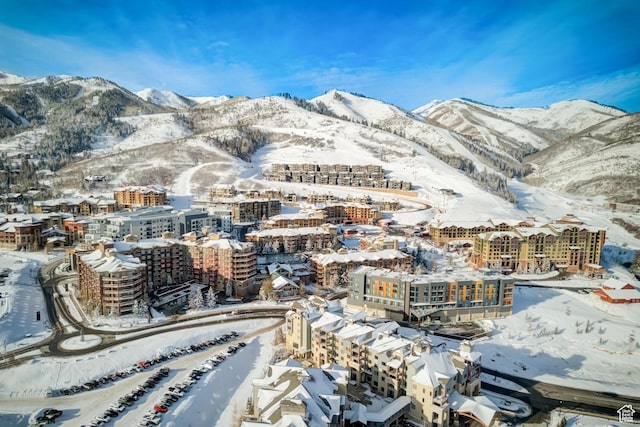 3676 Blackstone Dr, Park City, UT 84098 - mountain view featuring a view of city