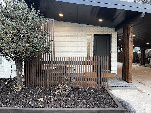 3444 S 1100 E, Millcreek, UT 84106 - property entrance featuring fence and brick siding