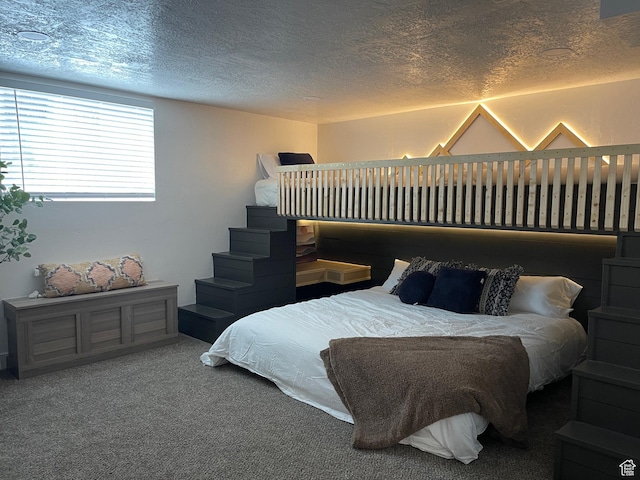 3444 S 1100 E, Millcreek, UT 84106 - bedroom with carpet flooring and a textured ceiling