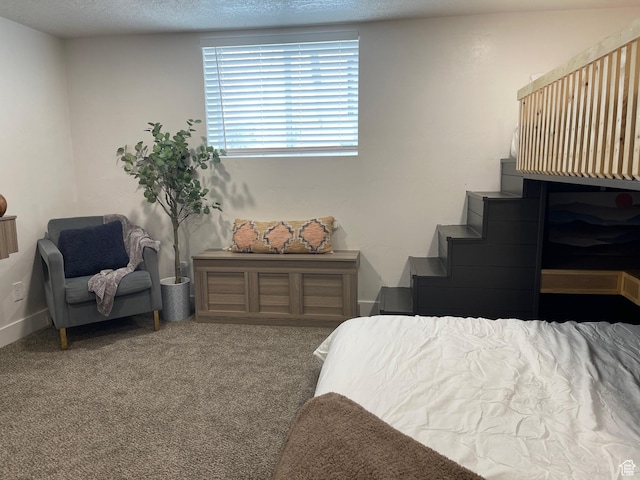 3444 S 1100 E, Millcreek, UT 84106 - bedroom featuring baseboards, carpet flooring, and a textured ceiling