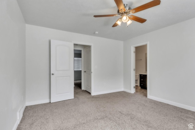 14292 S Autumn Path Ln W, Riverton, UT 84096 - unfurnished bedroom with baseboards, carpet, and a ceiling fan