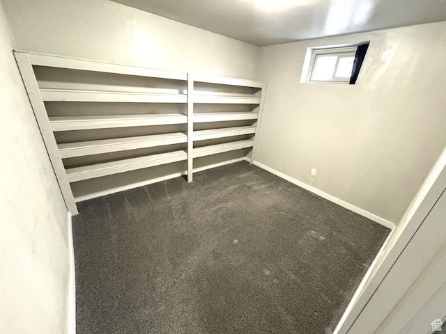 view of storage area