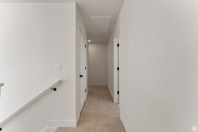 518 W Olive Ln, St George, UT 84790 - corridor featuring an upstairs landing and light carpet