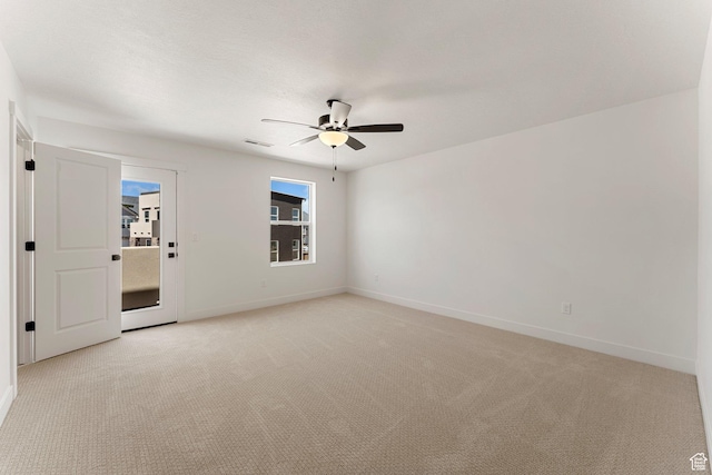 518 W Olive Ln, St George, UT 84790 - empty room with light carpet and a ceiling fan