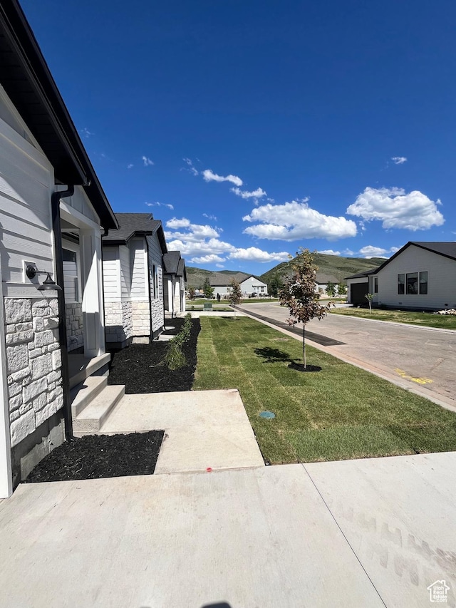 335 E 340 S, Kamas, UT 84036 - view of yard featuring a residential view and entry steps