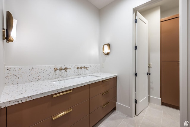 13926 S Jarvie Ln E, Draper, UT 84020 - bathroom featuring tile patterned flooring and vanity
