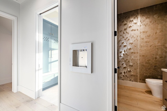 13926 S Jarvie Ln E, Draper, UT 84020 - corridor featuring light wood-type flooring