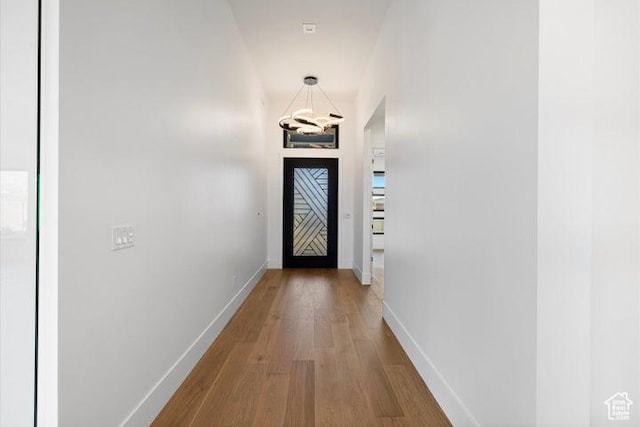 121 E Terrace Ln, Ivins, UT 84738 - entryway with baseboards and wood finished floors