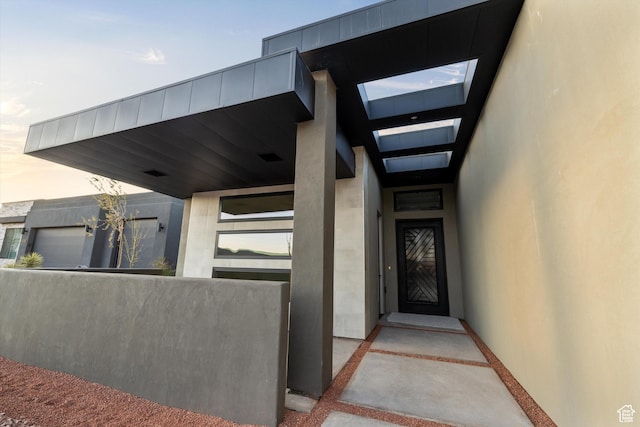 121 E Terrace Ln, Ivins, UT 84738 - view of exterior entry featuring stucco siding