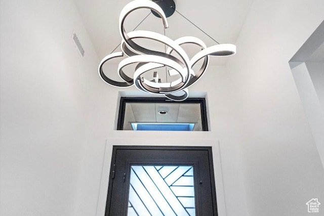 121 E Terrace Ln, Ivins, UT 84738 - interior details with a notable chandelier