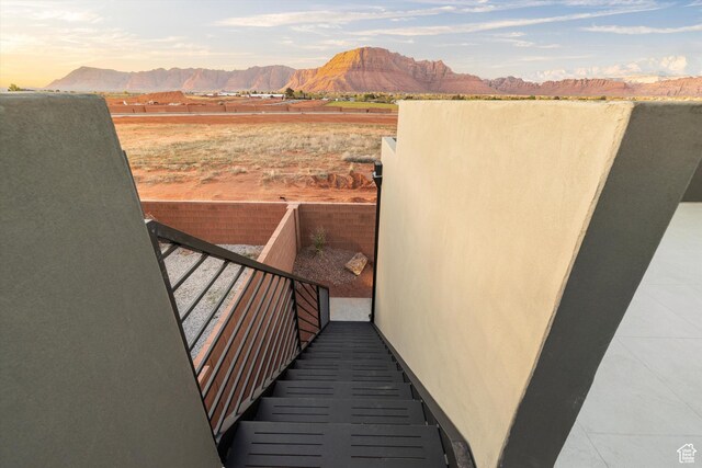 121 E Terrace Ln, Ivins, UT 84738 - stairs with a mountain view