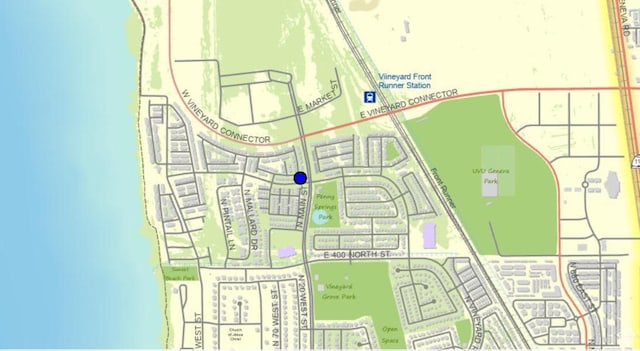 15 W Seasons Dr, Vineyard, UT 84059 - map / location of property area with property boundaries highlighted