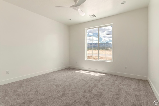 4416 W 1900 S, Cedar City, UT 84720 - carpeted spare room featuring ceiling fan and baseboards