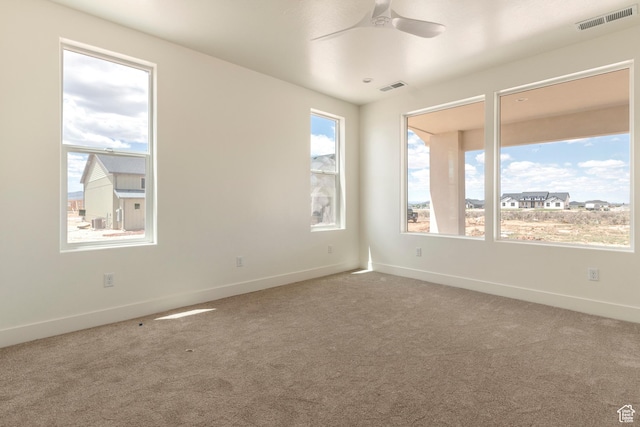 4416 W 1900 S, Cedar City, UT 84720 - spare room with ceiling fan, carpet, and baseboards