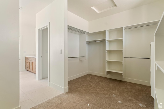 4416 W 1900 S, Cedar City, UT 84720 - spacious closet featuring light carpet and attic access