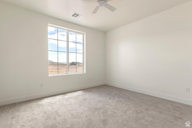 4416 W 1900 S, Cedar City, UT 84720 - spare room with baseboards, carpet flooring, and ceiling fan
