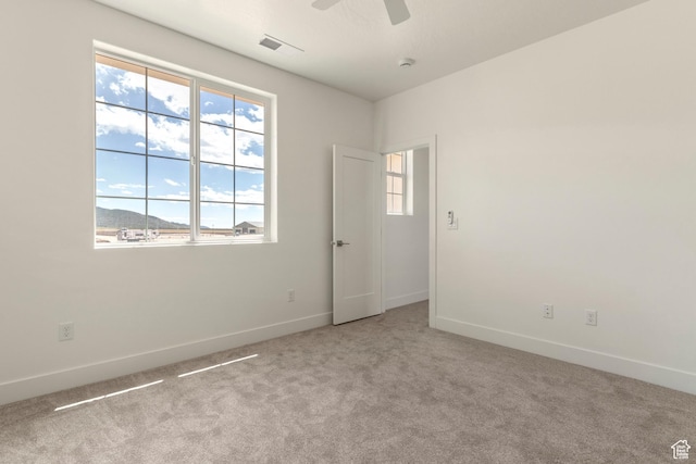 4416 W 1900 S, Cedar City, UT 84720 - empty room featuring baseboards, carpet flooring, and a ceiling fan