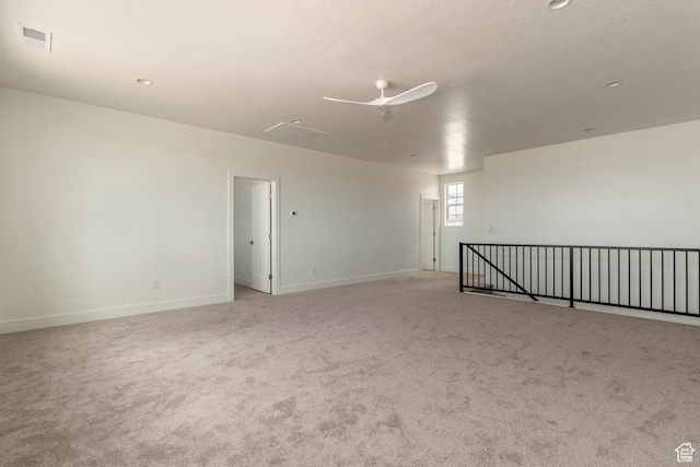 4416 W 1900 S, Cedar City, UT 84720 - unfurnished room with light colored carpet, ceiling fan, and baseboards