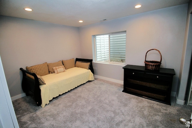13207 S Weatherford Ln W, Herriman, UT 84096 - bedroom with baseboards, carpet floors, and recessed lighting