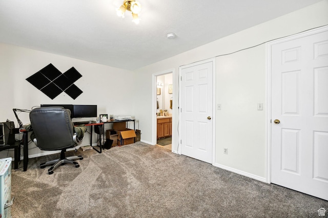 105 W Penhurst Pl N, Logan, UT 84341 - carpeted office with baseboards