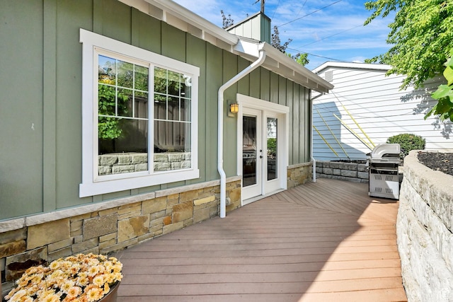 3059 S Lola Cir, Millcreek, UT 84109 - deck with french doors and area for grilling