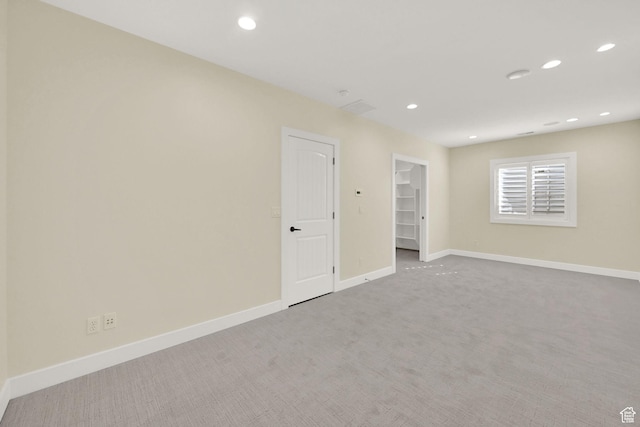 3059 S Lola Cir, Millcreek, UT 84109 - spare room with baseboards, recessed lighting, and carpet