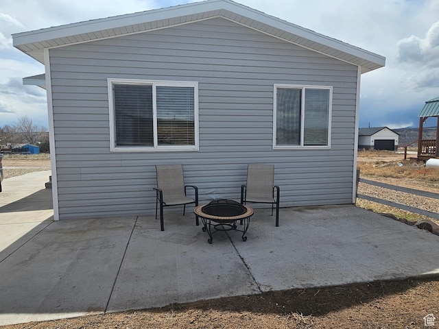 345 E 800 N, Duchesne, UT 84021 - view of patio / terrace with an outdoor fire pit