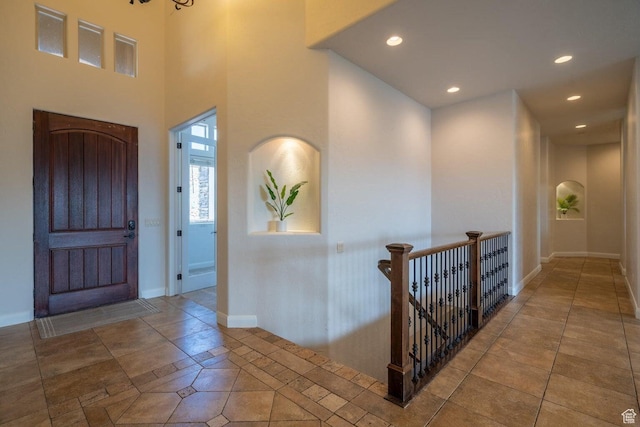 2104 S Corral Way, Washington, UT 84780 - entryway with baseboards, tile patterned flooring, and recessed lighting