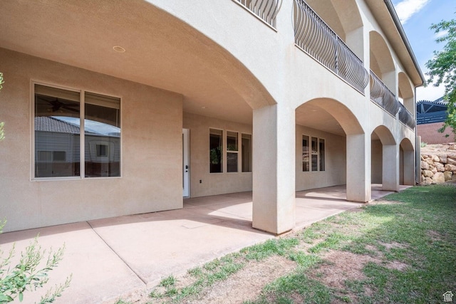 2104 S Corral Way, Washington, UT 84780 - view of patio featuring a balcony