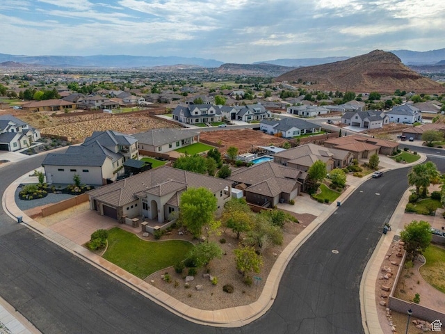 2104 S Corral Way, Washington, UT 84780 - drone / aerial view with a residential view and a mountain view