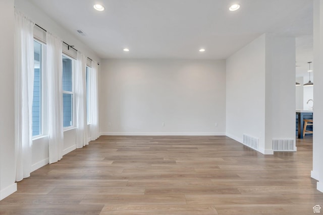 1031 S 950 W, American Fork, UT 84003 - empty room with recessed lighting, light wood-style floors, and baseboards