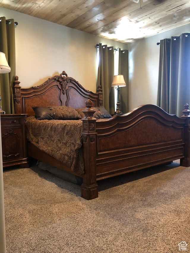 11741 E 14330 N Unit 232, Mount Pleasant, UT 84647 - bedroom with wooden ceiling and carpet